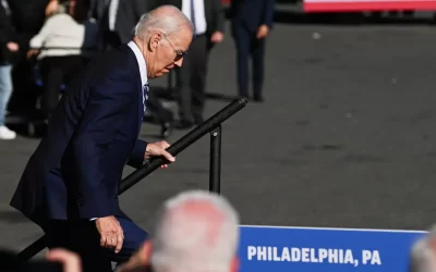 Biden Nearly Face-Plants Again At Labor Event