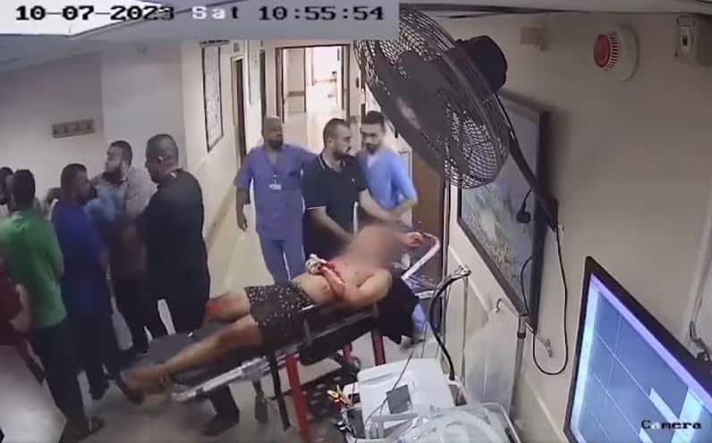 Video Footage Shows Hostages in Gaza Hospital