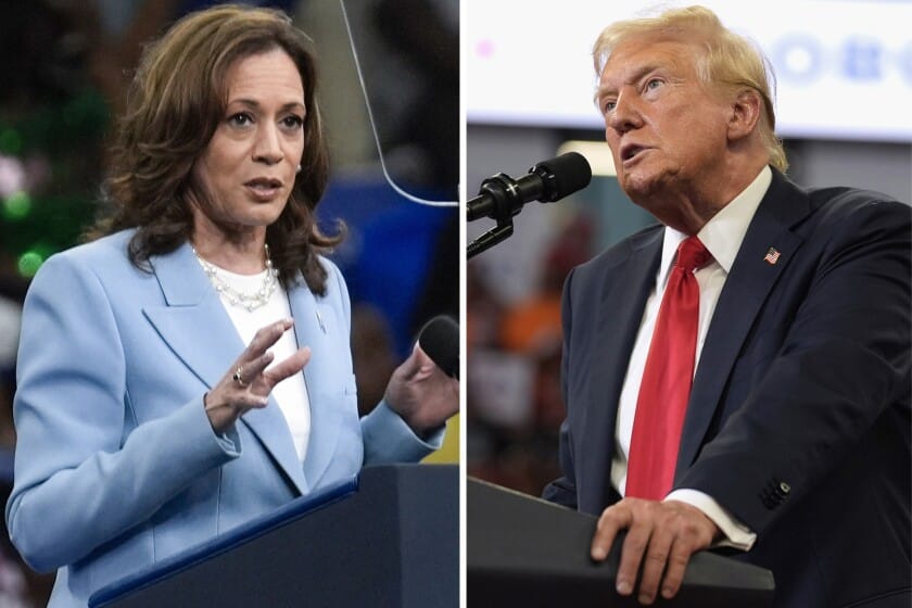 Trump in Surprise ‘Spin Room’ Visit: Harris ‘Unable to Defend’ Her Record