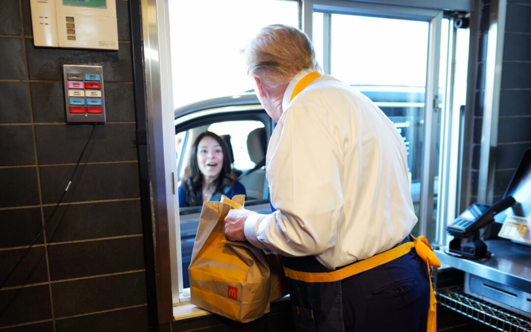 Woman Served By Trump At McDonalds Reveals What She Told Him