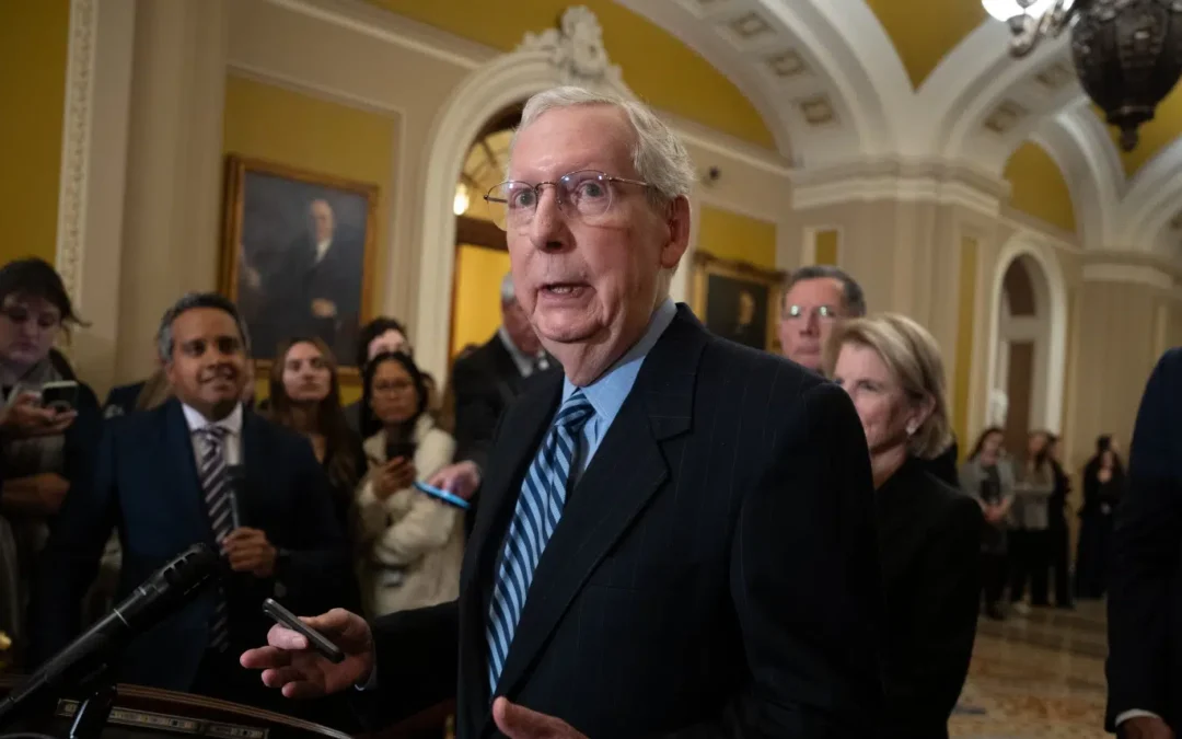 McConnell Falls Down Senate Stairs After Casting Vote