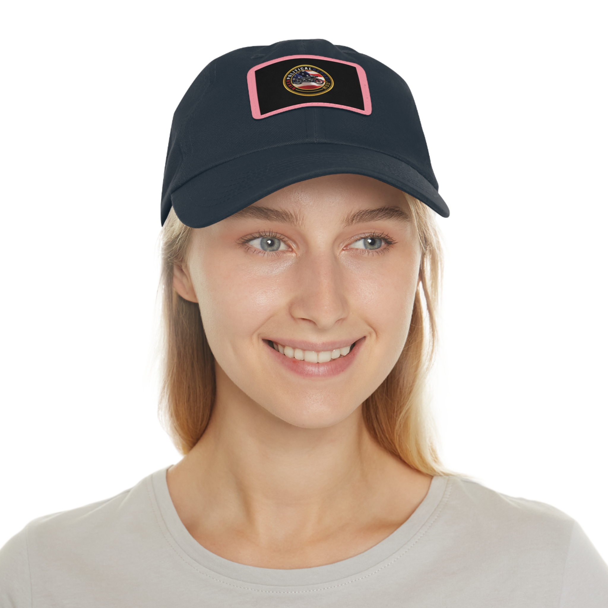 Baseball Cap with Leather Patch BPR Logo - Image 102