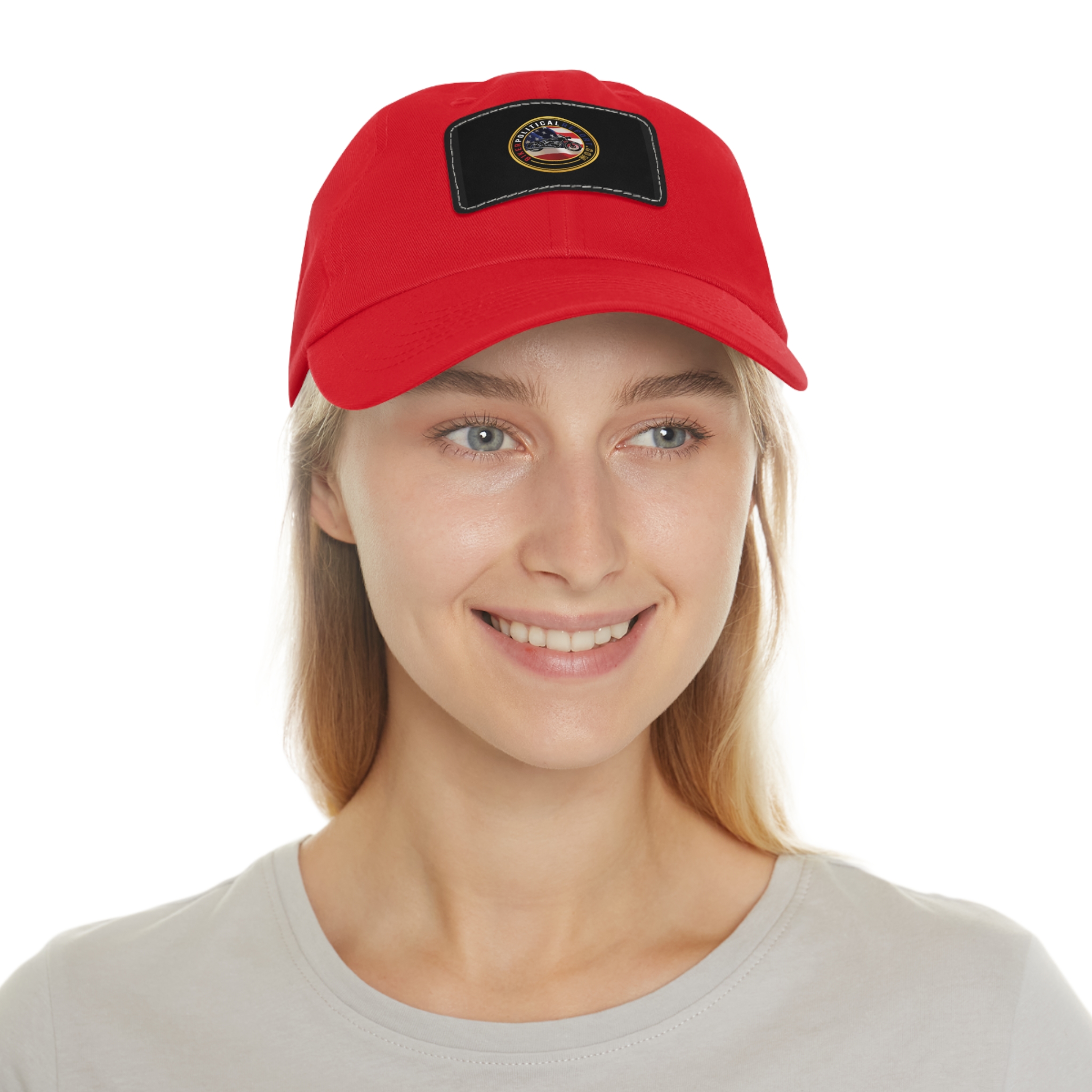 Baseball Cap with Leather Patch BPR Logo - Image 109