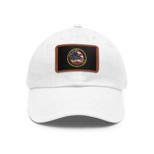 Baseball Cap with Leather Patch BPR Logo