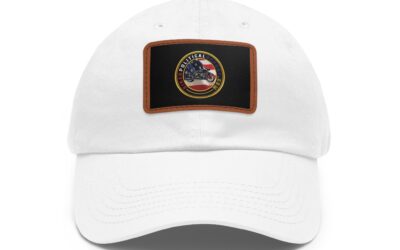 Baseball Cap with Leather Patch BPR Logo