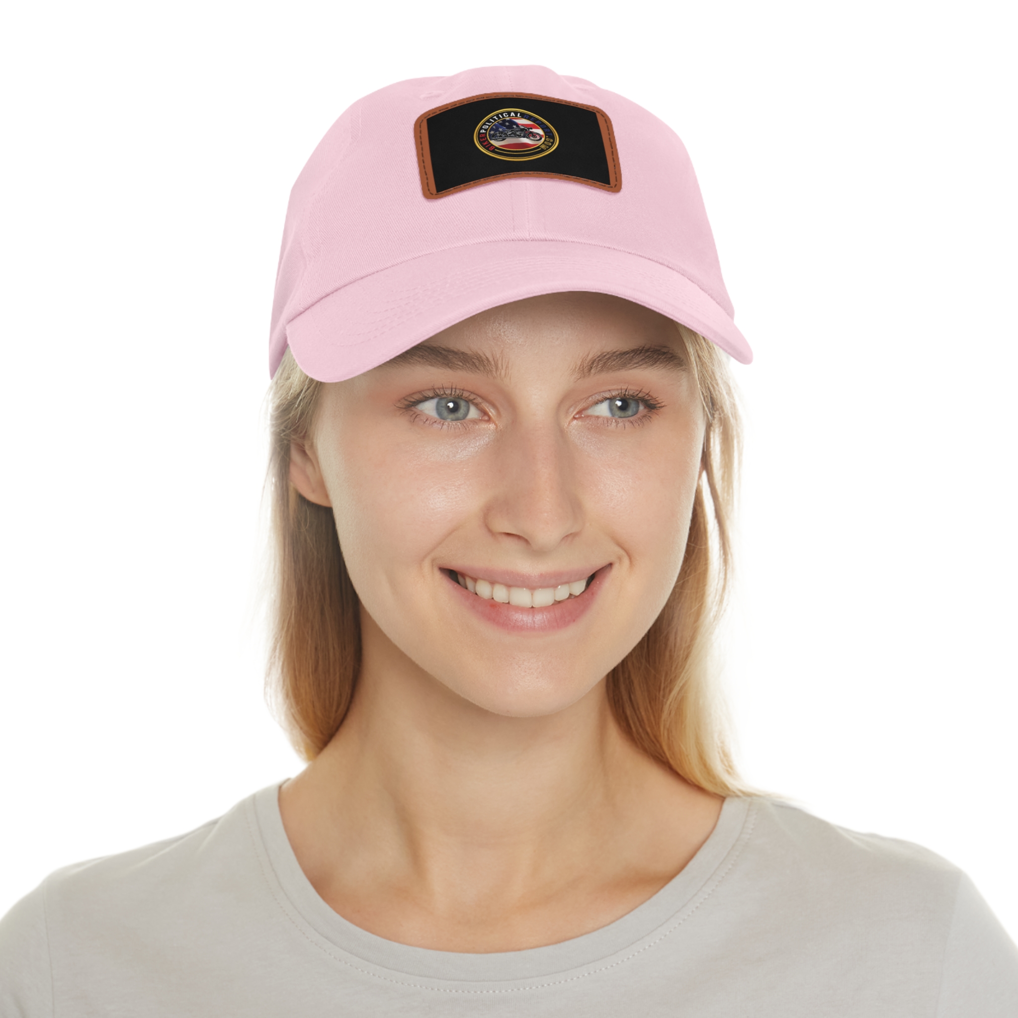 Baseball Cap with Leather Patch BPR Logo - Image 67