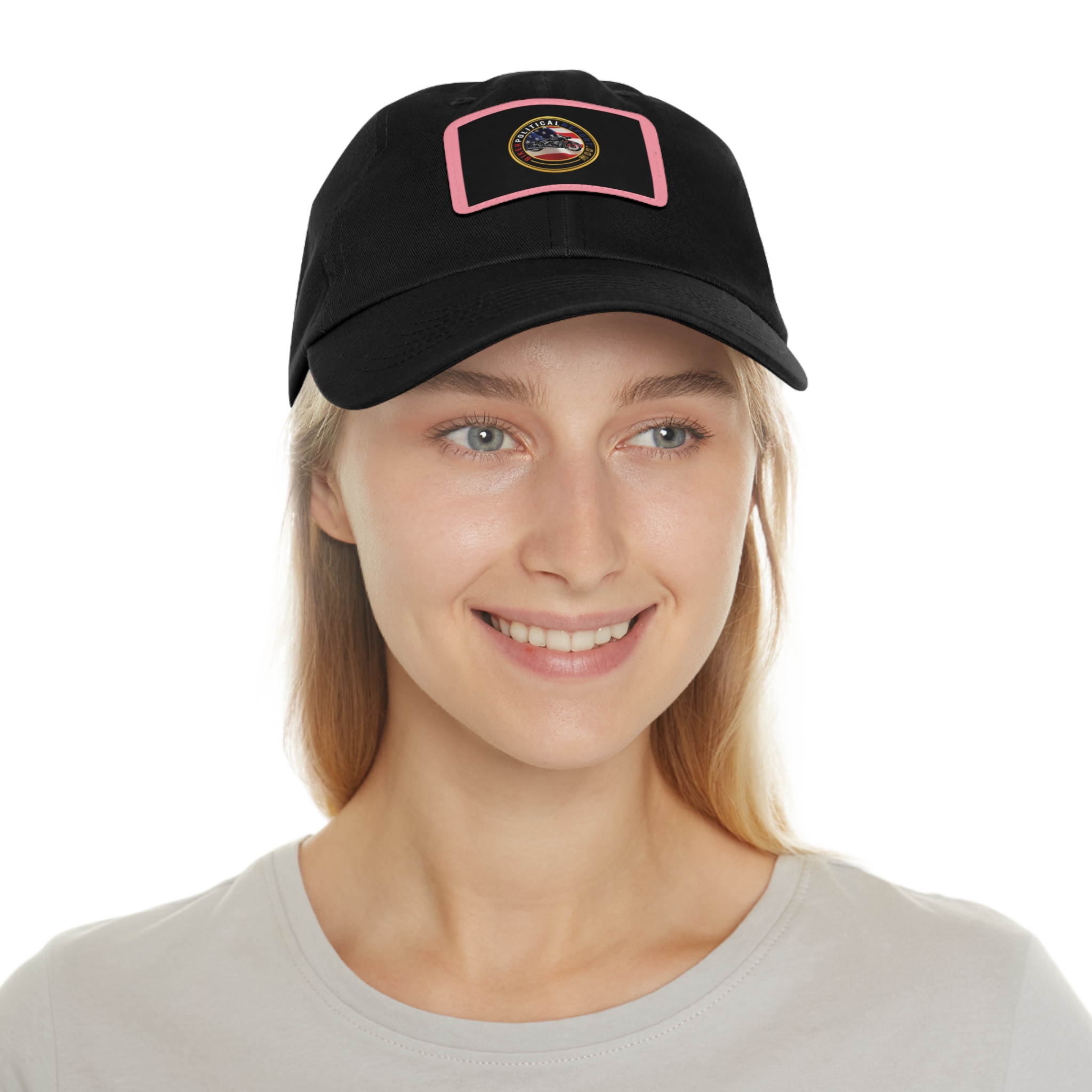 Baseball Cap with Leather Patch BPR Logo - Image 32
