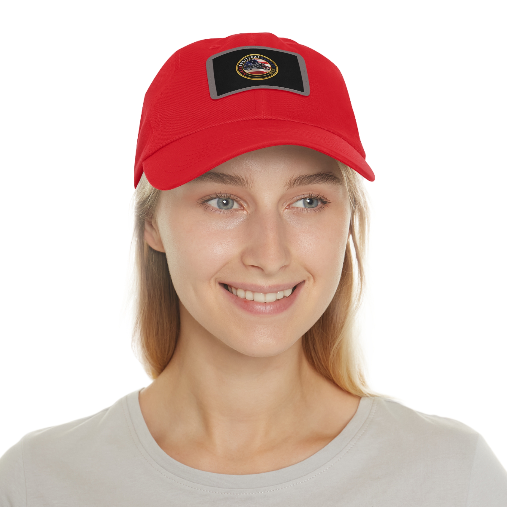 Baseball Cap with Leather Patch BPR Logo - Image 116