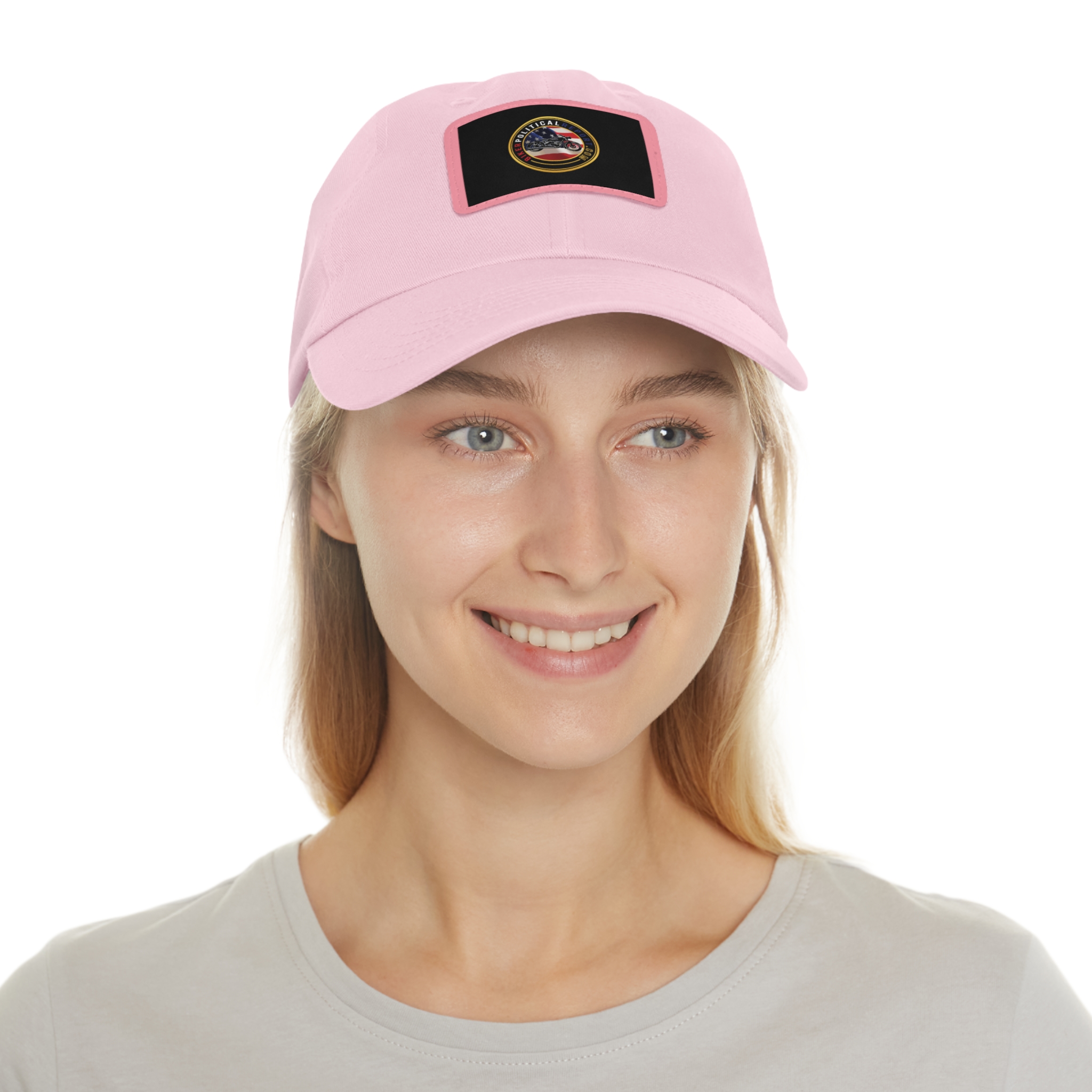 Baseball Cap with Leather Patch BPR Logo - Image 74