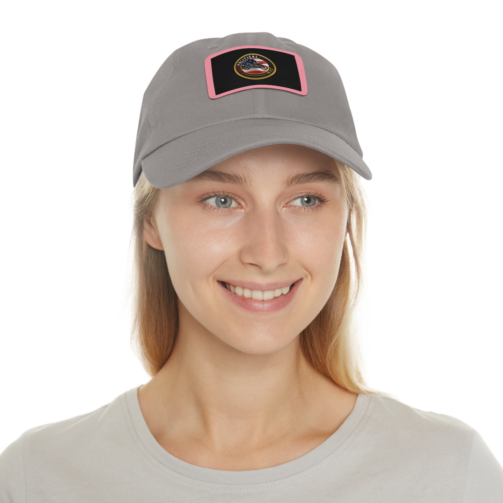 Baseball Cap with Leather Patch BPR Logo - Image 46
