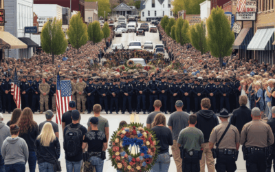 Tribute: Heartfelt Procession Honors Fallen Officers in Tremonton, Utah