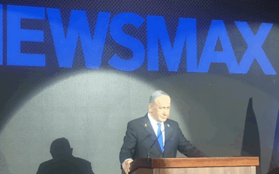 Netanyahu Delivers Defiant Speech at Newsmax Celebration, Vows to Stop ‘Barbarians at the Gate’