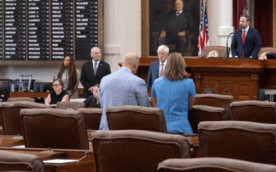 Texas Gov. Abbott to Newsmax: Fleeing Dems Can’t Escape Justice