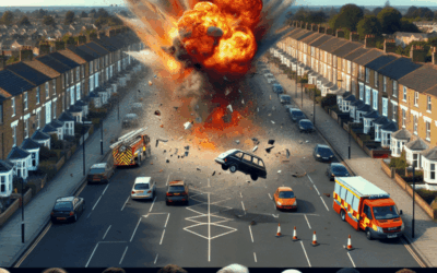 Car Explosion Rocks Local Community, Prompting Investigation and Safety Concerns