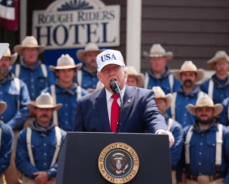 Trump Dedicates Theodore Roosevelt Library
